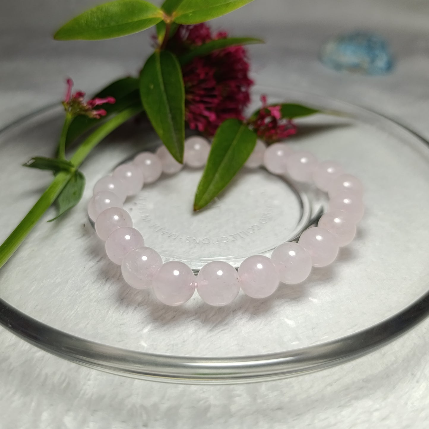 Bracelet Quartz Rose - 8mm