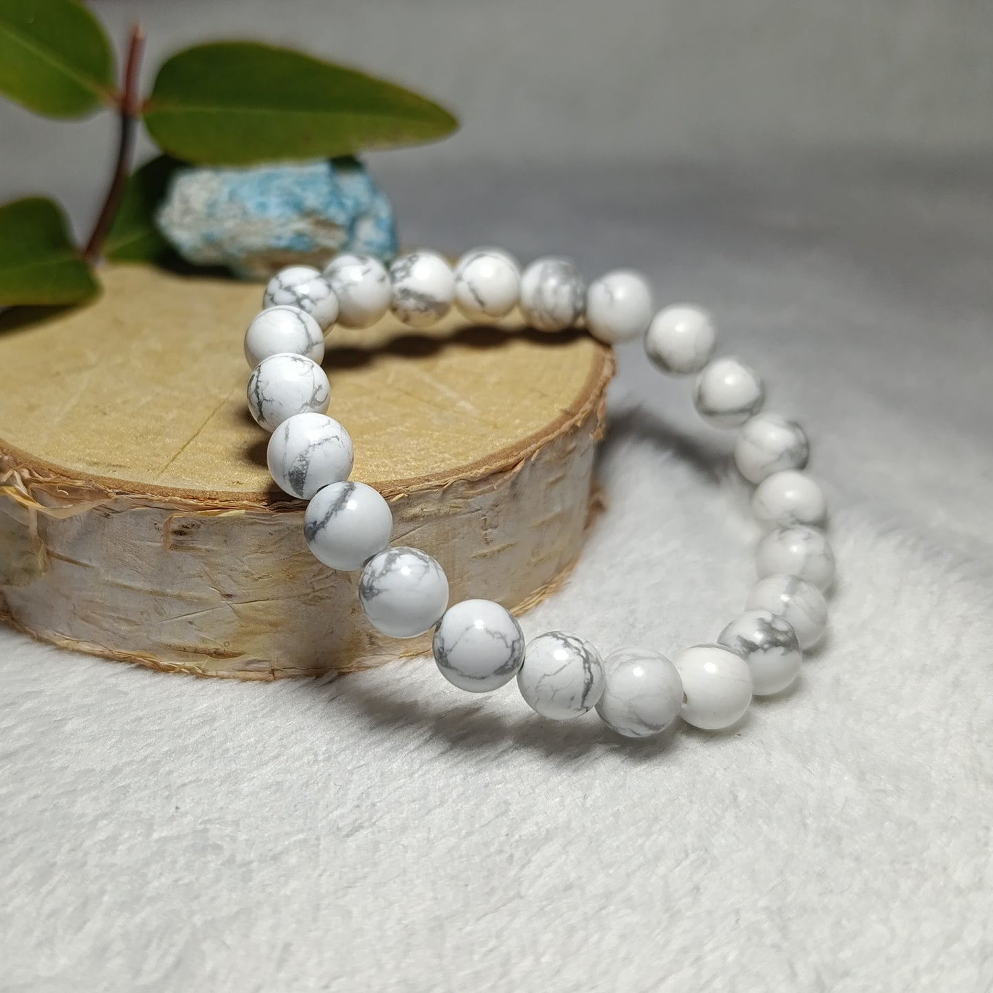 Bracelet Howlite - 8mm
