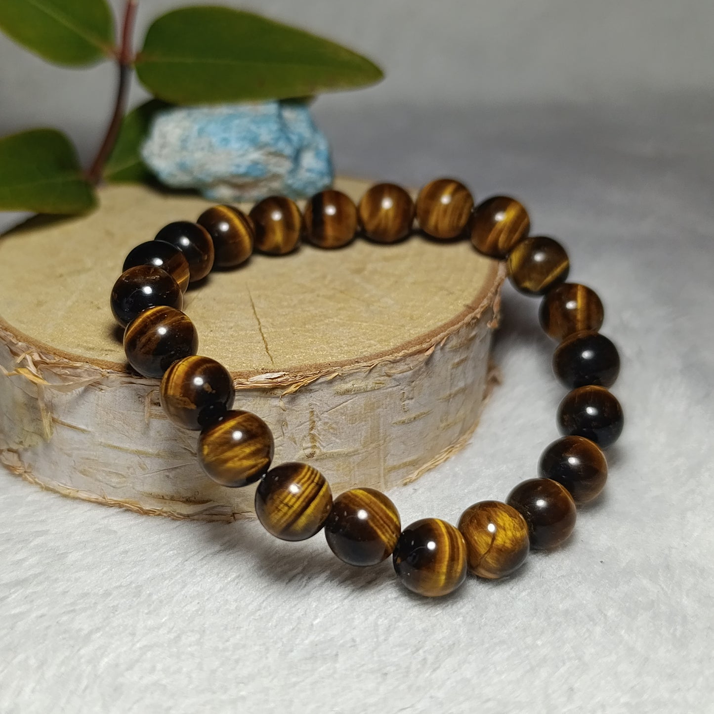 Bracelet Œil de Tigre - 8mm