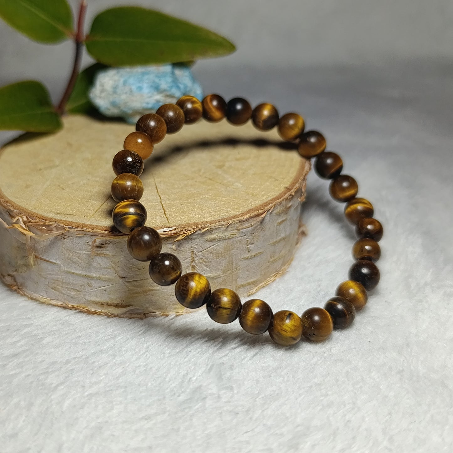 Bracelet Œil de Tigre - 6mm