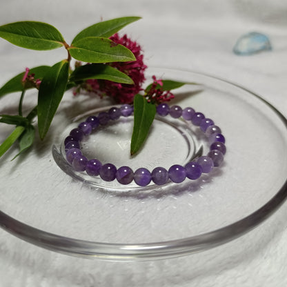 Bracelet Améthyste - 6mm