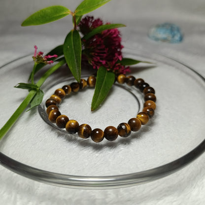 Bracelet Œil de Tigre - 6mm