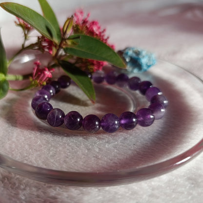 Bracelet Améthyste - 8mm