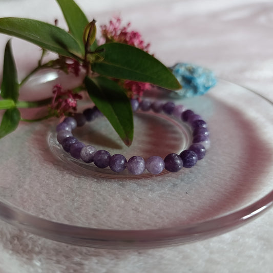 Bracelet Lépidolite - 6mm