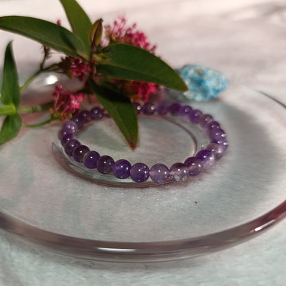 Bracelet Améthyste - 6mm